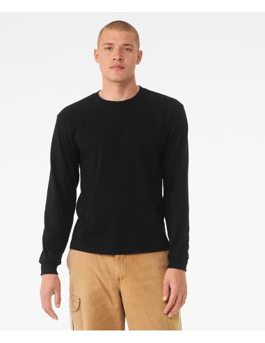 BEL-3511-Tee-shirt unisexe à manches longues et boxy épais